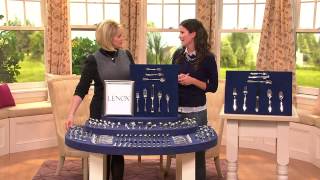 Lenox 18/10 Stainless Steel 101-Piece Service for 12 Flatware Set with Mary Beth Roe