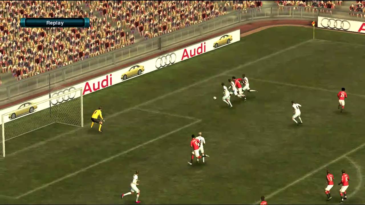 Giggs Video Gol Lucu Manchester United VS Aston Villa PES In