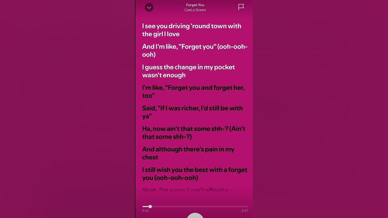 Forget You ~ CeeLo Green