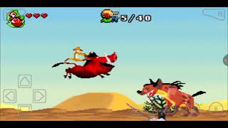 Let's Play The Lion King (GBA) Part 16: Dash Through The Desert To Help Simba!! screenshot 5
