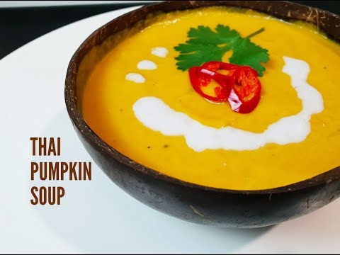 CREAMY THAI PUMPKIN SOUP - CookingwithKarma