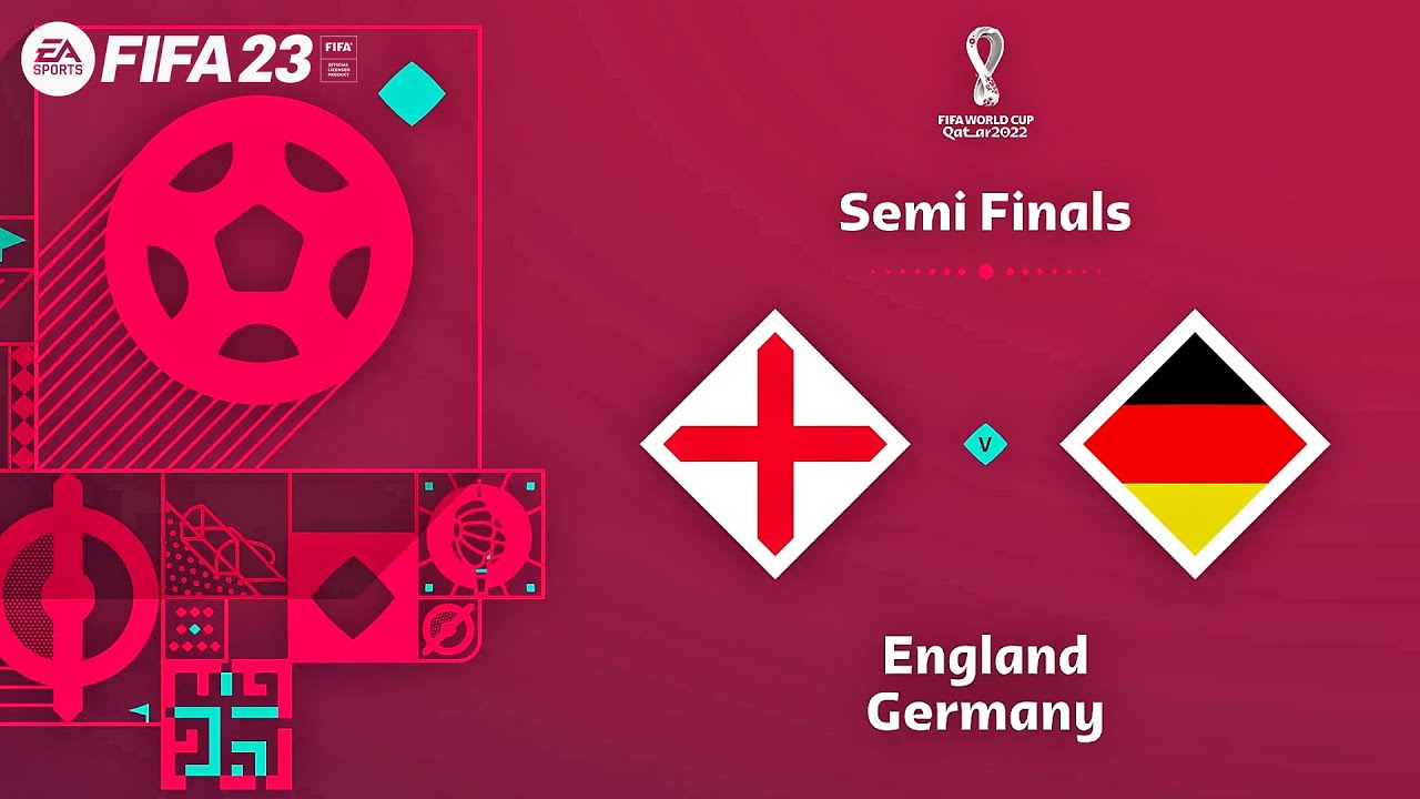 FIFA 23 - England vs Germany - FIFA World Cup 2022 Semi Final | PC Gameplay Full HD