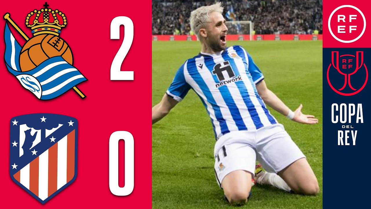 RESUMEN | Real Sociedad de Fútbol 2-0 Club Atlético de Madrid | Copa del Rey | Octavos de final