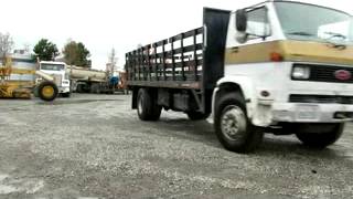 Sold! Peterbuilt 13-210 Cab Over Flatbed Stakeside Truck Cummins bidadoo.com