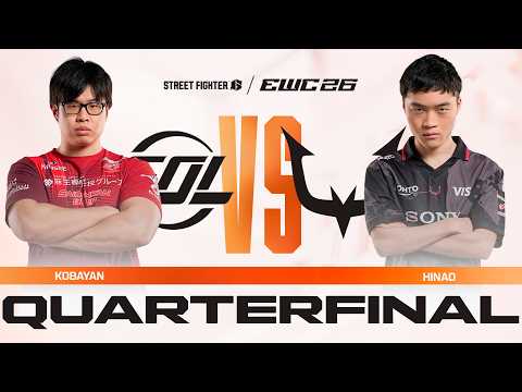 Kobayan vs Hinao — Esports World Cup 2026 — Top 8
