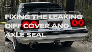 Fixing the leaking diff cover and axle seal