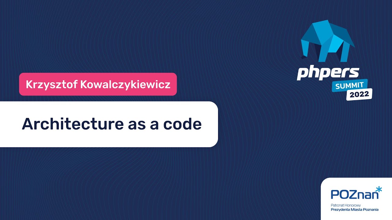 Krzysztof Kowalczykiewicz - Architecture as a code