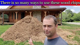 How many ways can I use wood chips on my property