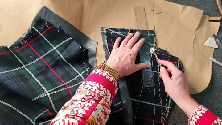 PART 1 :Pattern cutting a  bespoke jacket collar. With fashion designer, bespoke tailor Jojo Remeny.