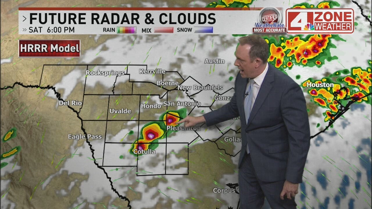Potential for severe storms with isolated flash flooding
