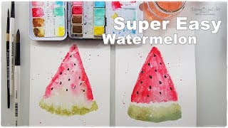 Easy Watercolor Flowers for Beginners and Kids Art Tutorial 