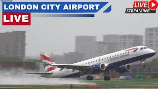 🔴LIVE London City Airport Plane Spotting | Steep Approach & Climbs | LCY 4/05/26 | Part-2