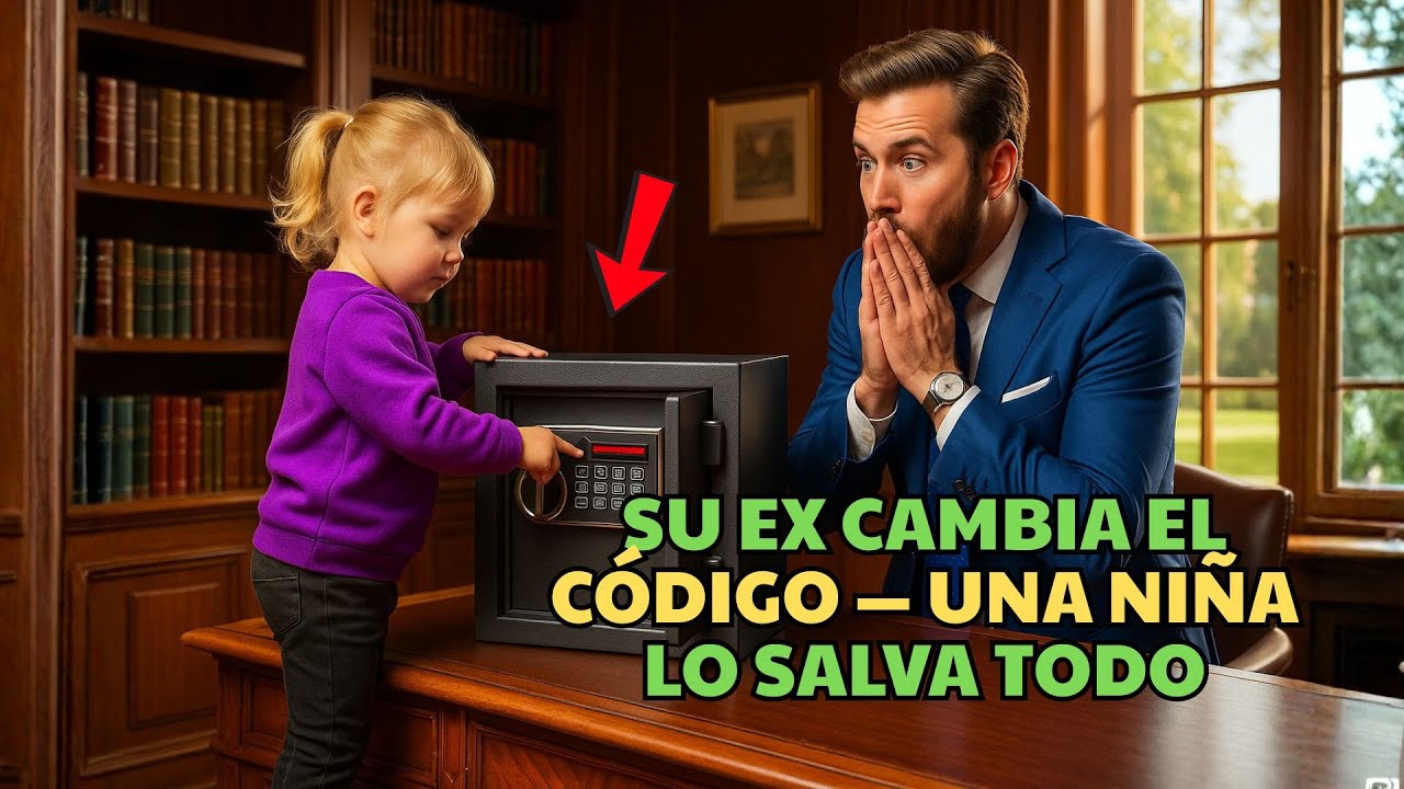 Millonario desespera cuando su ex cambia el código de 998M — una niña logra lo imposible.