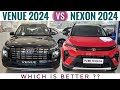 Tata Nexon vs Venue 2024 - Which is Better? | Hyundai Venue vs Nexon 2024 Comparison | 2024 Nexon