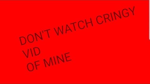 My New intro and outro  (pls read the des)