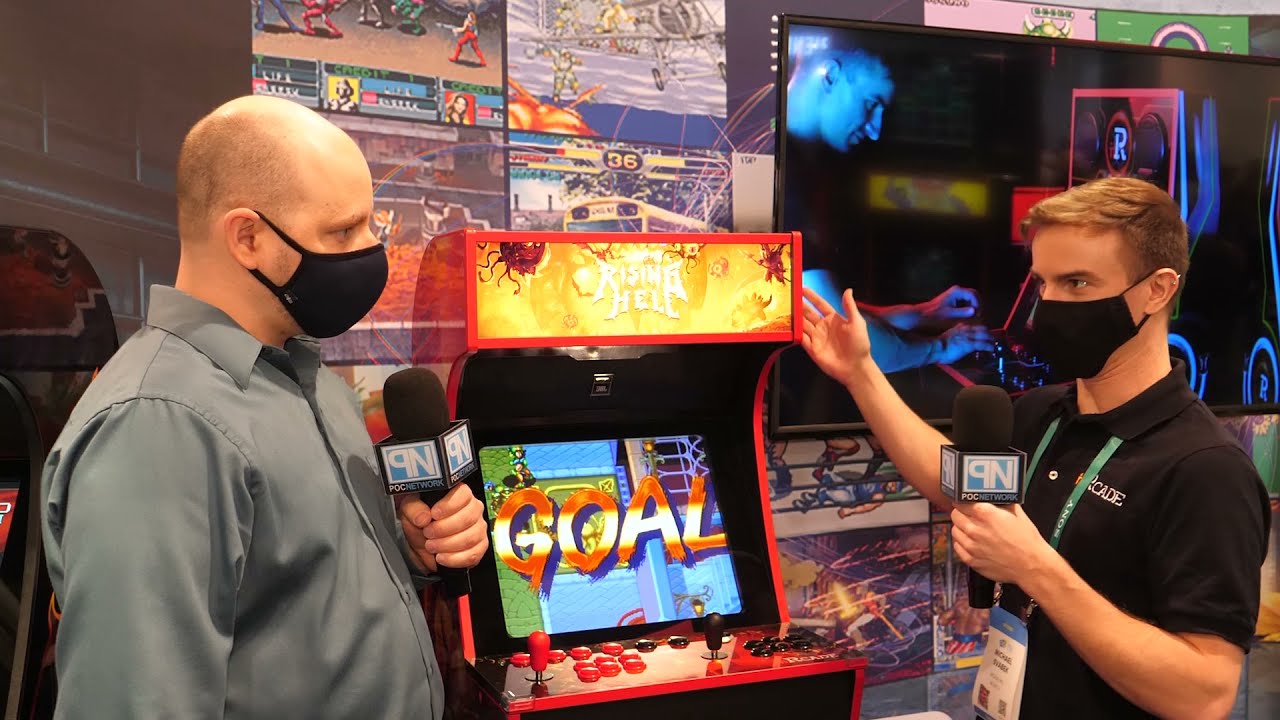 iiRcade Arcade Consoles (Bringing the arcade to your home!) - Interview - CES 2022 - Poc Network
