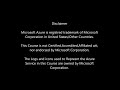 Microsoft Azure Disclaimer