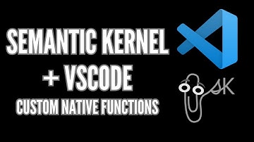 Running Custom Native Functions in SK Tools VSCode Extension! | Intro to Semantic Kernel
