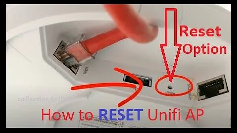 How to factory reset or Heard reset a Ubiquiti Unifi AP!