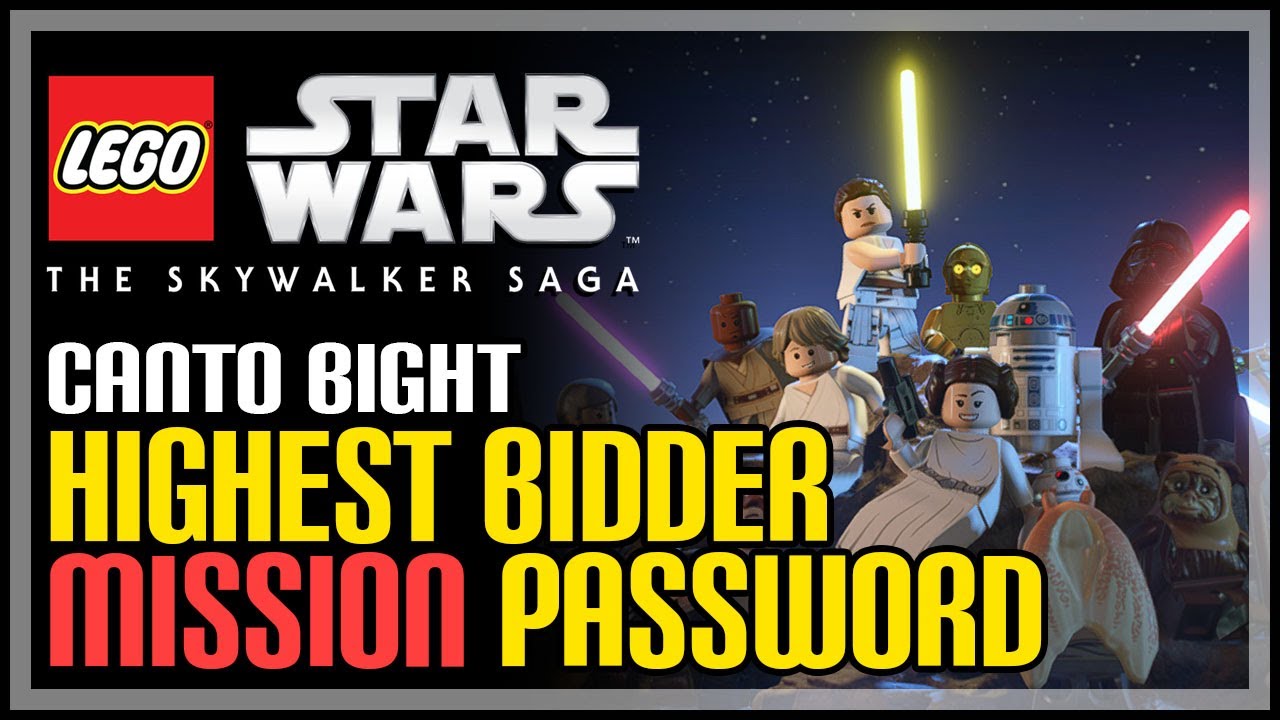 Ansøgning Stue impuls Highest Bidder LEGO The Skywalker Saga (Canto Bight Password) - YouTube