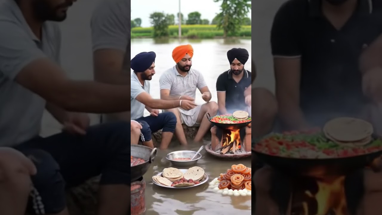 "Punjab Ke Bhaiyon Ki Badh Mein Sangat | Rasgulle Gulab Jamun Aur Punjabi Unity" 