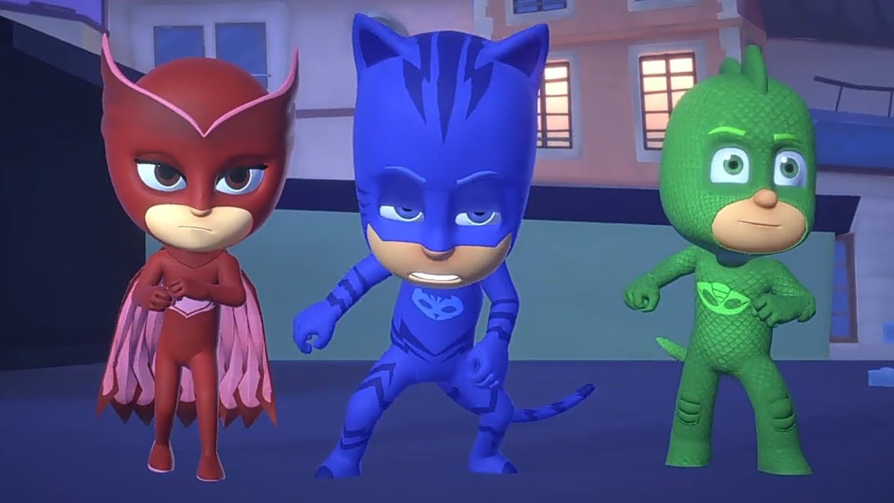 Pj Masks Heroes Of The Night The Robots Homework! 