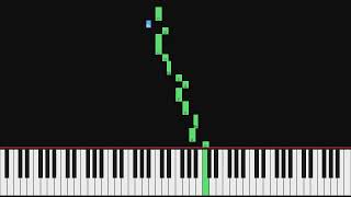 [traditional] - La barbre y branle | Piano Visualization
