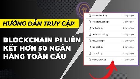Pi network - Hướng dẫn tự truy cập Blockchain Pi hơn 50 ngân hàng liên kết, Vp bank, Techcombank...