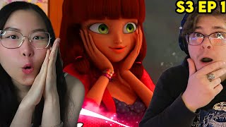 NEW FANS REACT *Miraculous Ladybug* S3 Ep 1  w/@tzuwu123  (Chameleon)