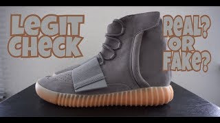 HOW TO TELL IF YOUR YEEZY 750 GREY GUM ARE REAL OR FAKE | YEEZY 750 LEGIT CHECK