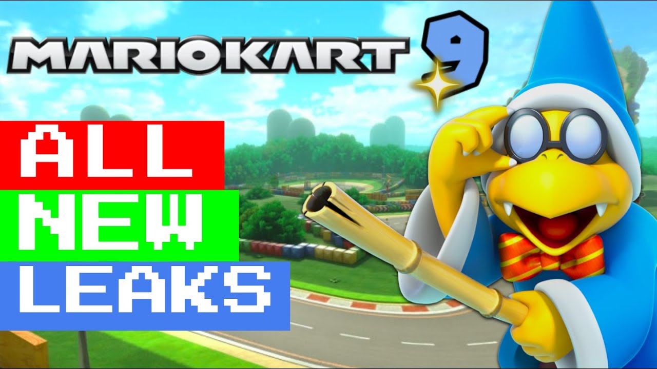 Mario Kart 9: Leaks and Information (Kamek, Broomstick Vehicle, More) - YouTube