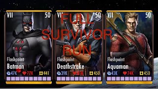 FLASHPOINT Team Survivor Run! [injustice mobile]