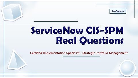 ServiceNow CIS-SPM Strategic Portfolio Management  Exam Questions