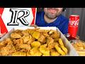 ASMR CRUNCHY FRIED CHICKEN &amp; CHICKEN NUGGETS KFC RUSSIA MUKBANG (EATING SOUNDS)