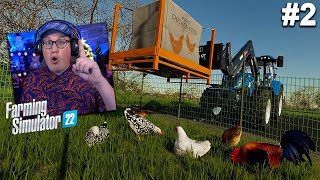 EERSTE KIPPENREN BOUWEN VOOR 30 KIPPEN! // Farming Simulator 22 #2 (Nederlands) screenshot 5