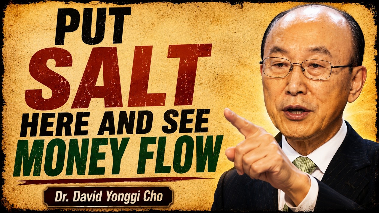 Place Salt Here in Your Home — God Will Release Financial Blessings - Dr David Yonggi Cho
