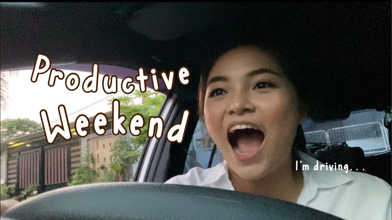 Productive weekend vlog; driving, photoshoot w sisters, workout || grandtastic