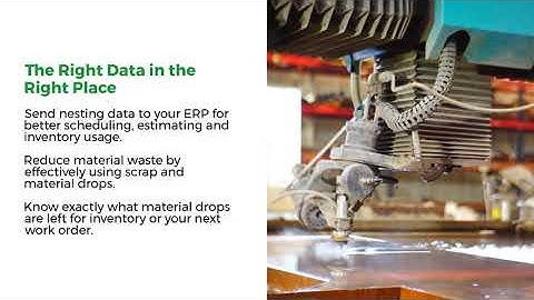 ERP Software Integrated with Nesting Software