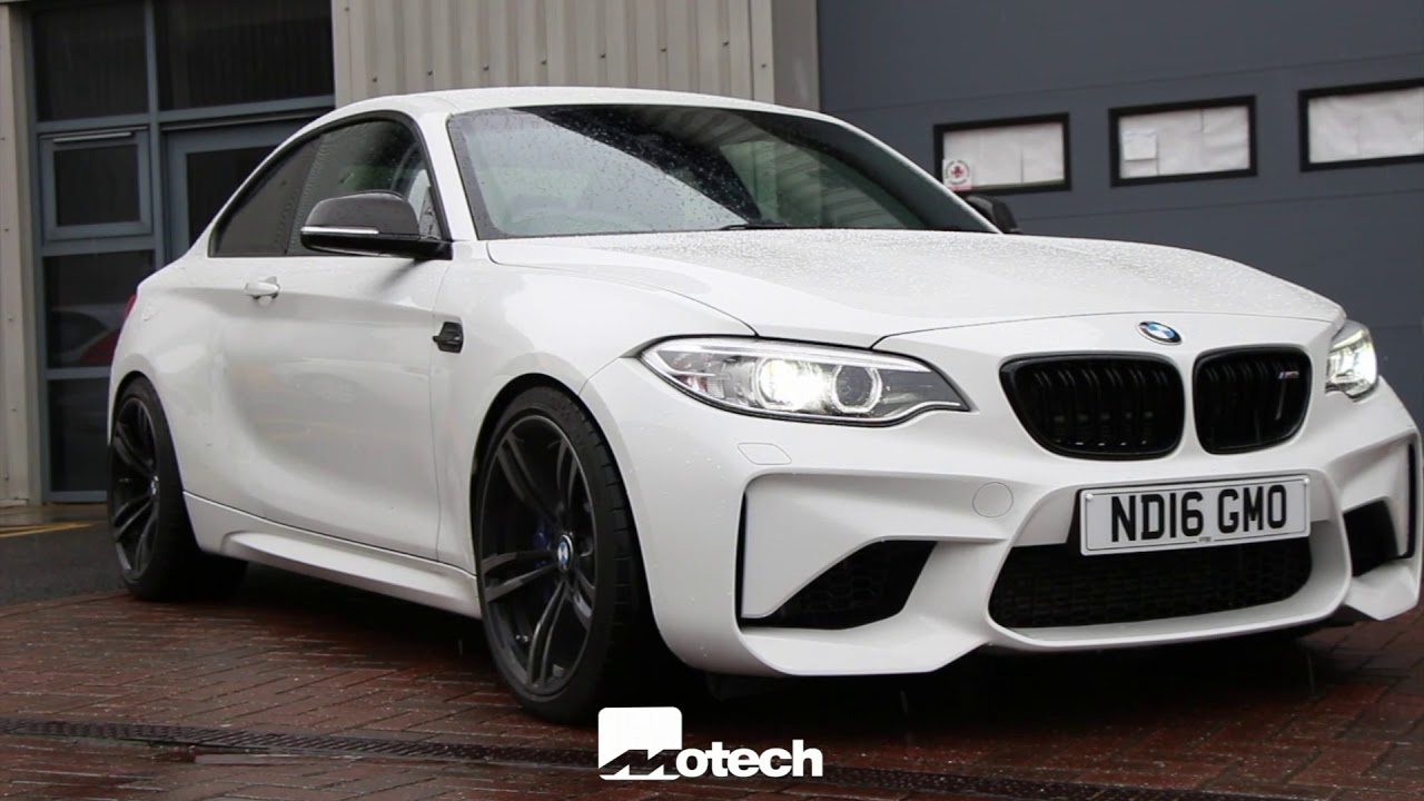 BMW F87 M2 Now sitting on Eibachs springs with 12mm wheel spacers