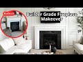 DIY Modern Fireplace with Baseboards \\ My Mom