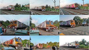 [10 in 1] Amazing Multicolored Different Model EMU Local Trains Of EASTERN RAILWAY