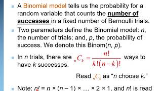 AP Stats: Ch 17 Geometric and Binomial Distributions