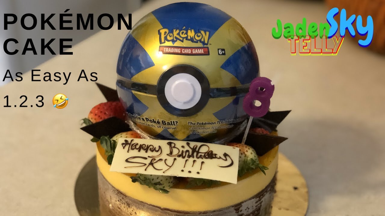 pokemon card cake Pokemon Birthday Cake main image 1