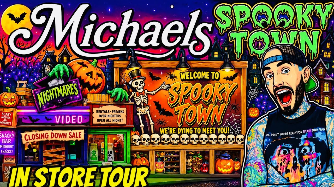 Michaels Halloween Spooky Town 2026 In Store Walkthrough!