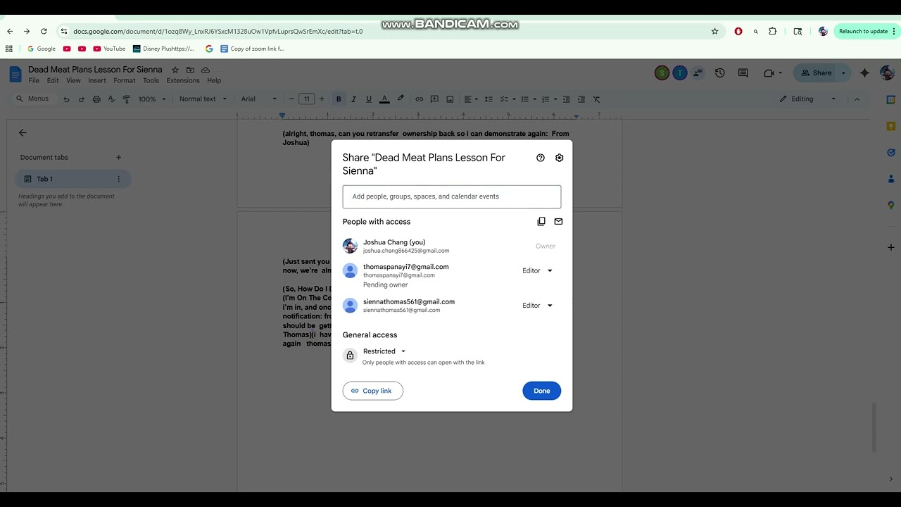 How Transfer Ownership On A Google Doc(For 