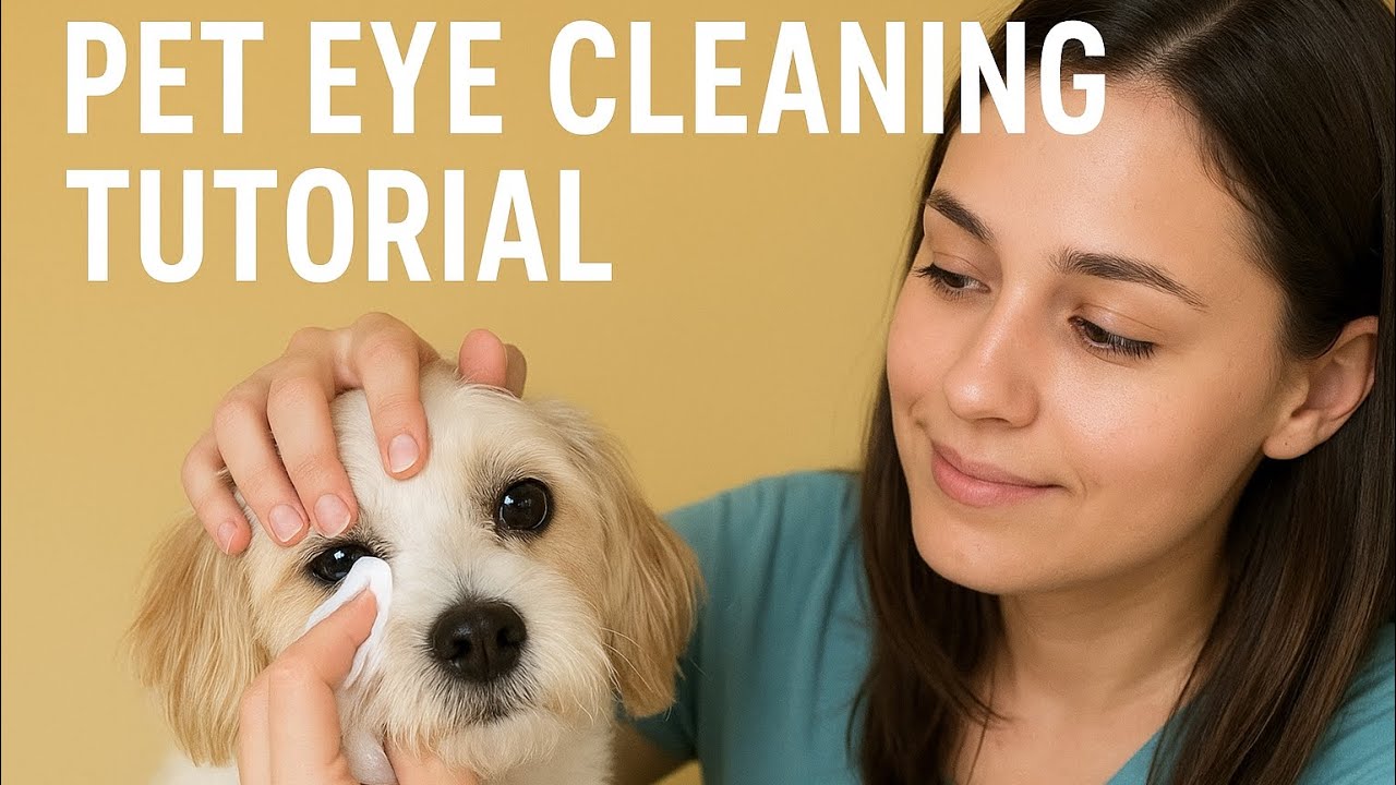 Pet eye cleaning tutorial 