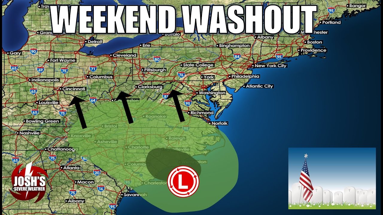 Weekend Washout for the Carolinas + Record Breaking Typhoon Mawar - YouTube