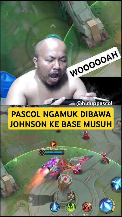 PASCOL NGAMUK DIBAWA JOHNSON KE BASE ❗❗🤣🤣 #pascolshort #hiduppascol #pascol