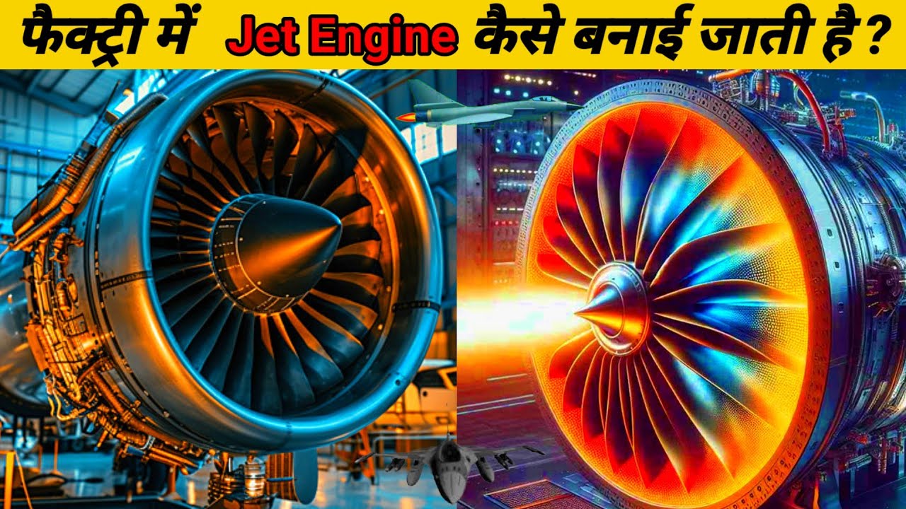 Jet Engine Kay फैक्ट्री में जेट इंजन कैसे बनाई जाती है?How are jet engines made in a ...