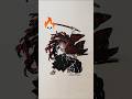 Speed drawing StickMan Yoriichi from demon slaper #shorts #anime #drawing #yoriichi #demonslayer